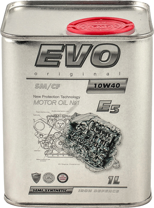 Олива моторна EVO E5 10W-40 1 л